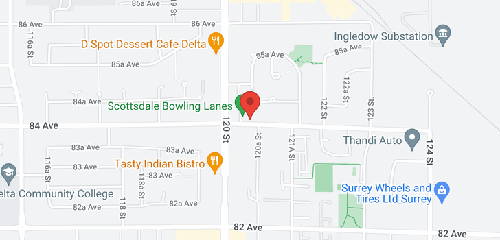 map of 12033 84 AVENUE